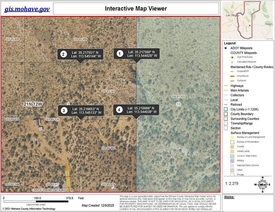 0 Tbd Kingman, AZ 86401  | Land/Lot
