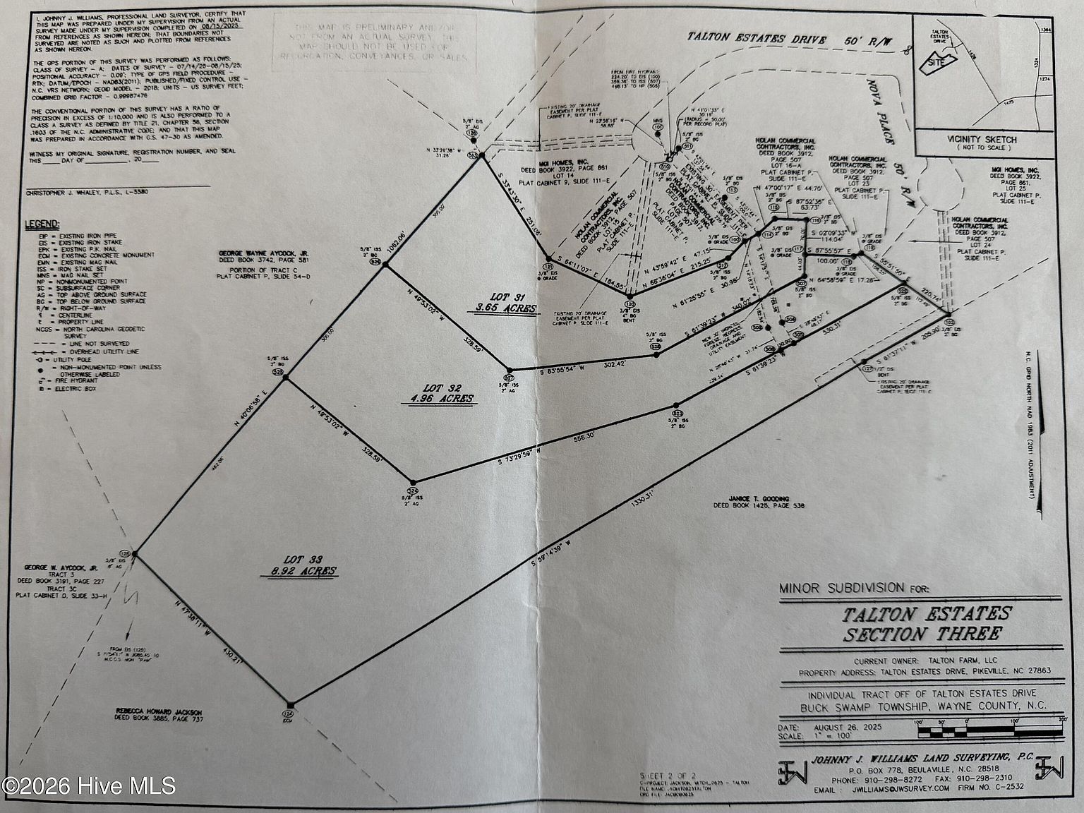 LOT 33 Talton Estates Dr Pikeville, NC 27863 | Land/Lot