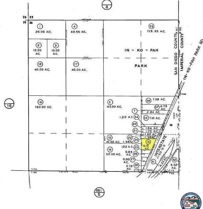 0 Interstate Highway 8 Jacumba, CA 91934 | Land/Lot