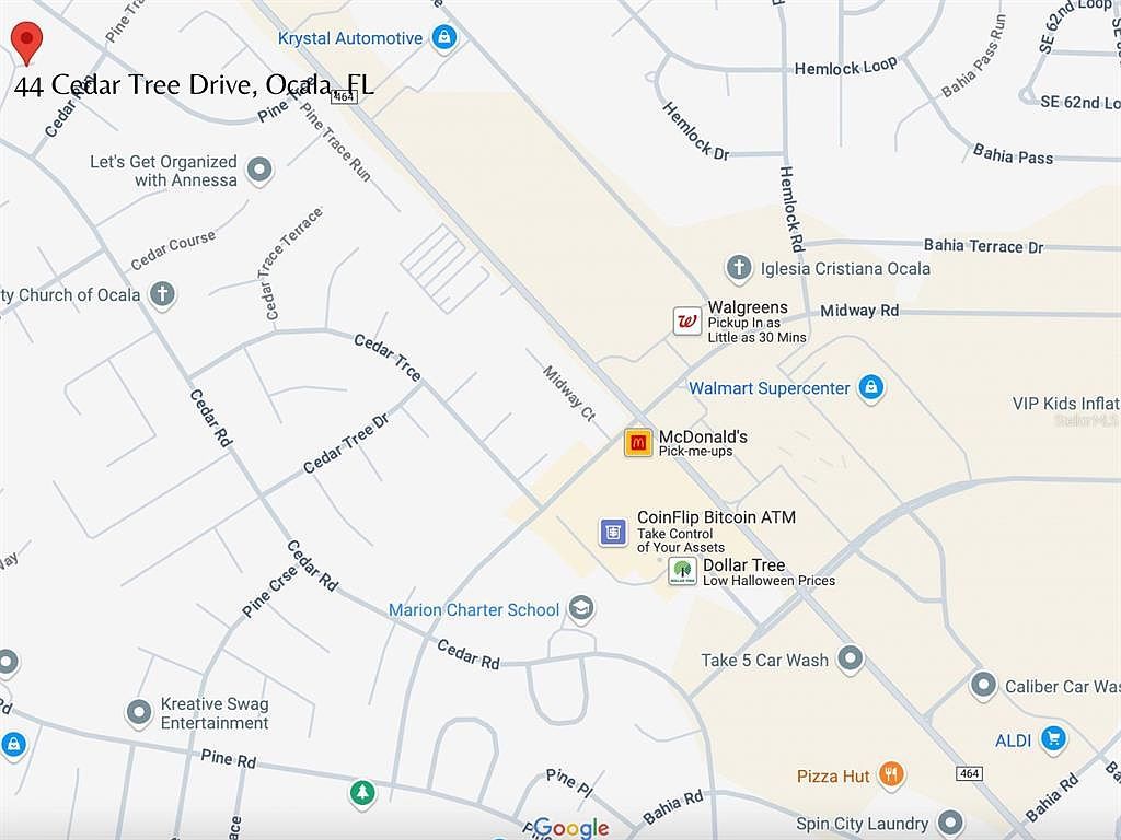 44 Cedar Tree Dr Ocala, FL 34472  | Single Family