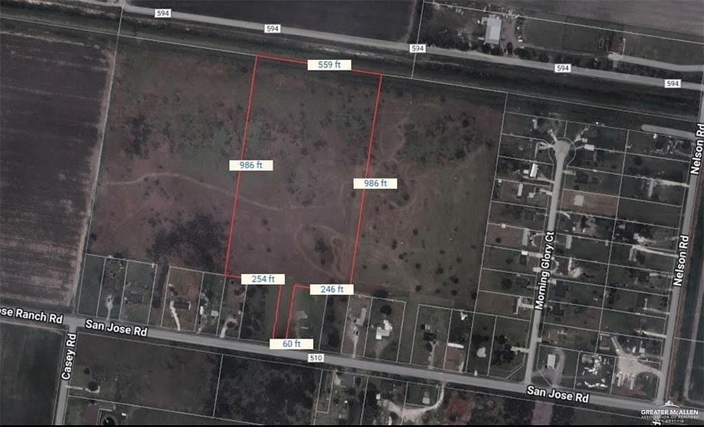 0 San Jose Rd San Benito, TX 78586  | Land/Lot