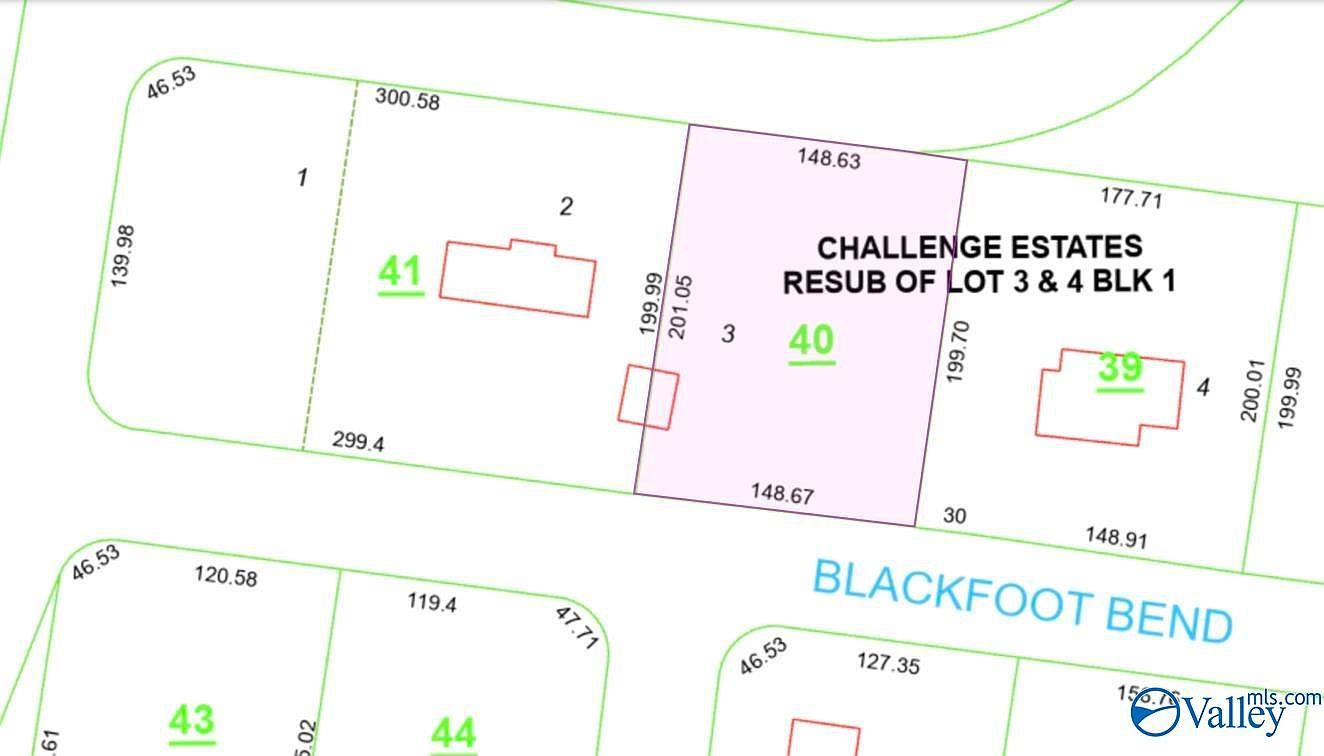 105 Blackfoot Bnd Gurley, AL 35748  | Land/Lot