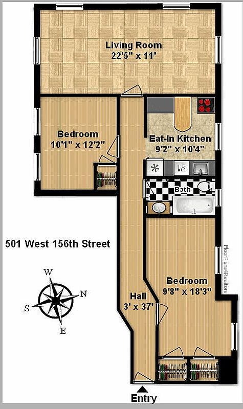 501 W 156th St APT 36 New York, NY 10032  | Condominium