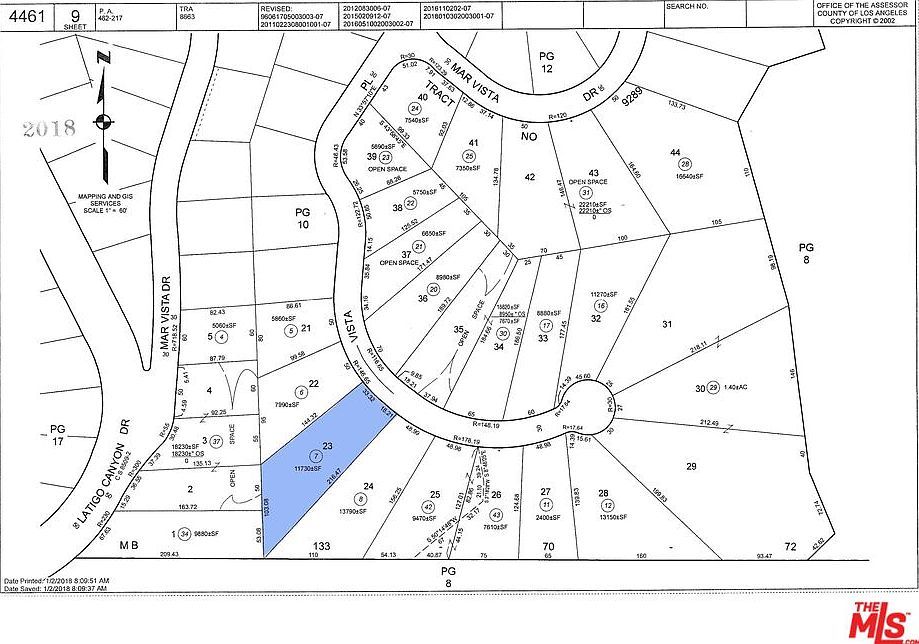 0 Vista Pl Malibu, CA 90265 | Land/Lot