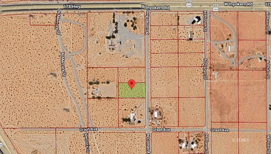N Comet Ave Ridgecrest, CA 93555  | Land/Lot