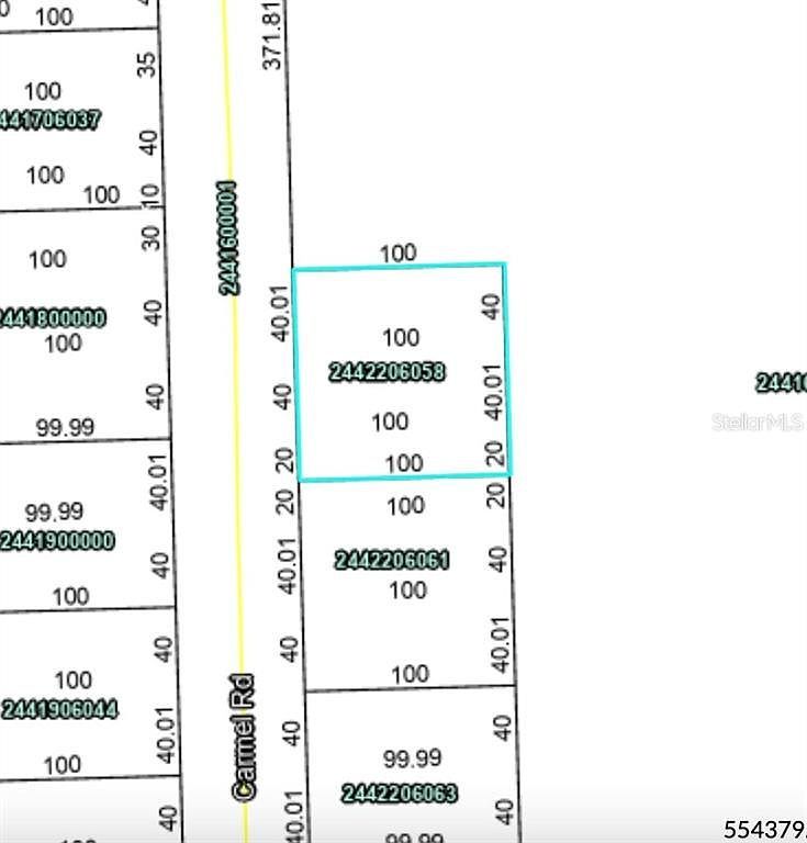 3242 Carmel Rd Saint Augustine, FL 32086  | Land/Lot