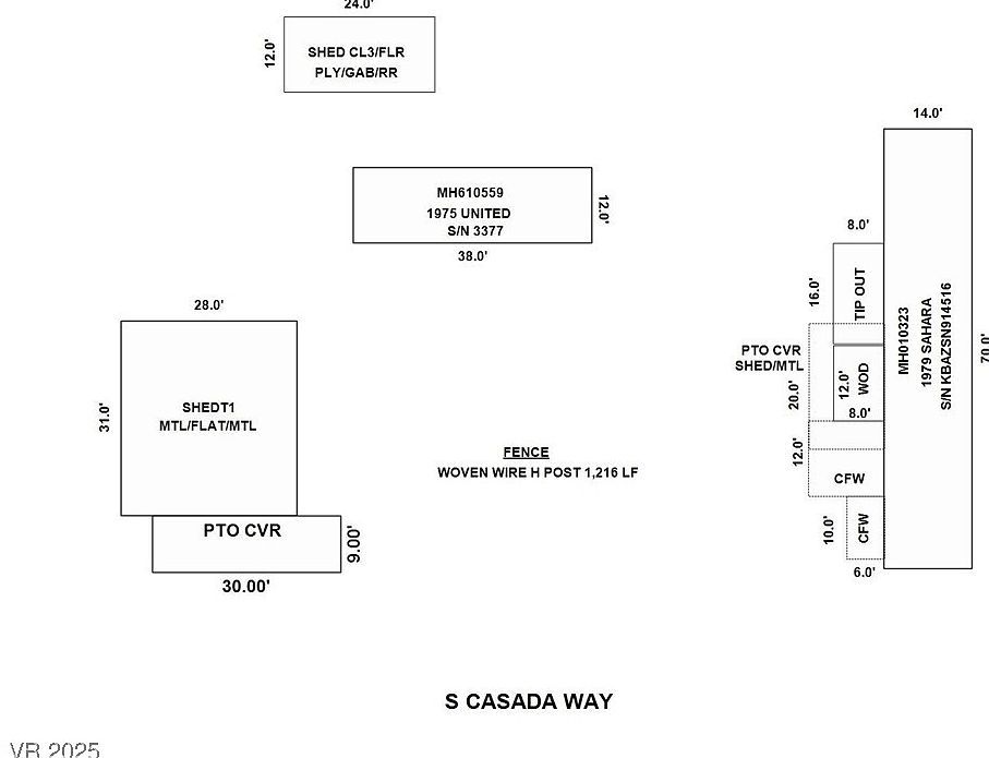 1054 S Casada Way Amargosa Valley, NV 89020  | Land/Lot