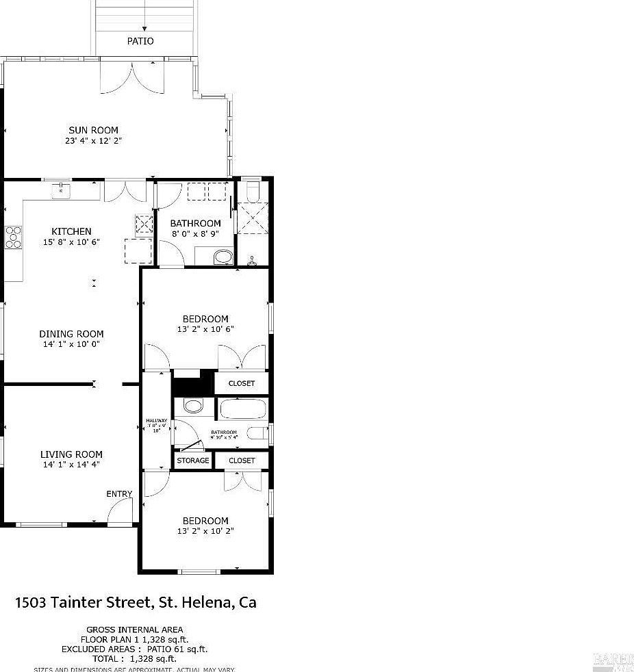 1503 Tainter St Saint Helena, CA 94574  | Single Family