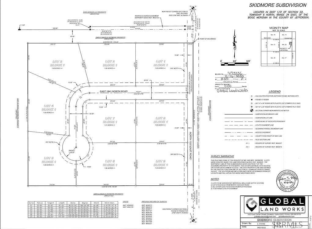 L1 B 1 #1481 Terreton, ID 83450  | Land/Lot