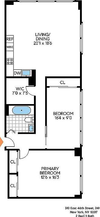 310 E 46th St APT 24H New York, NY 10017 | Condominium