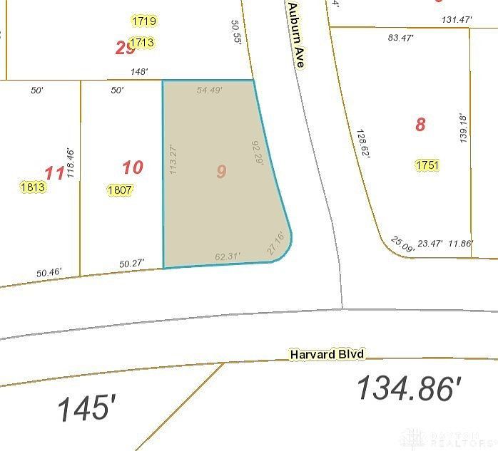 1801 Harvard Blvd Dayton, OH 45406  | Land/Lot