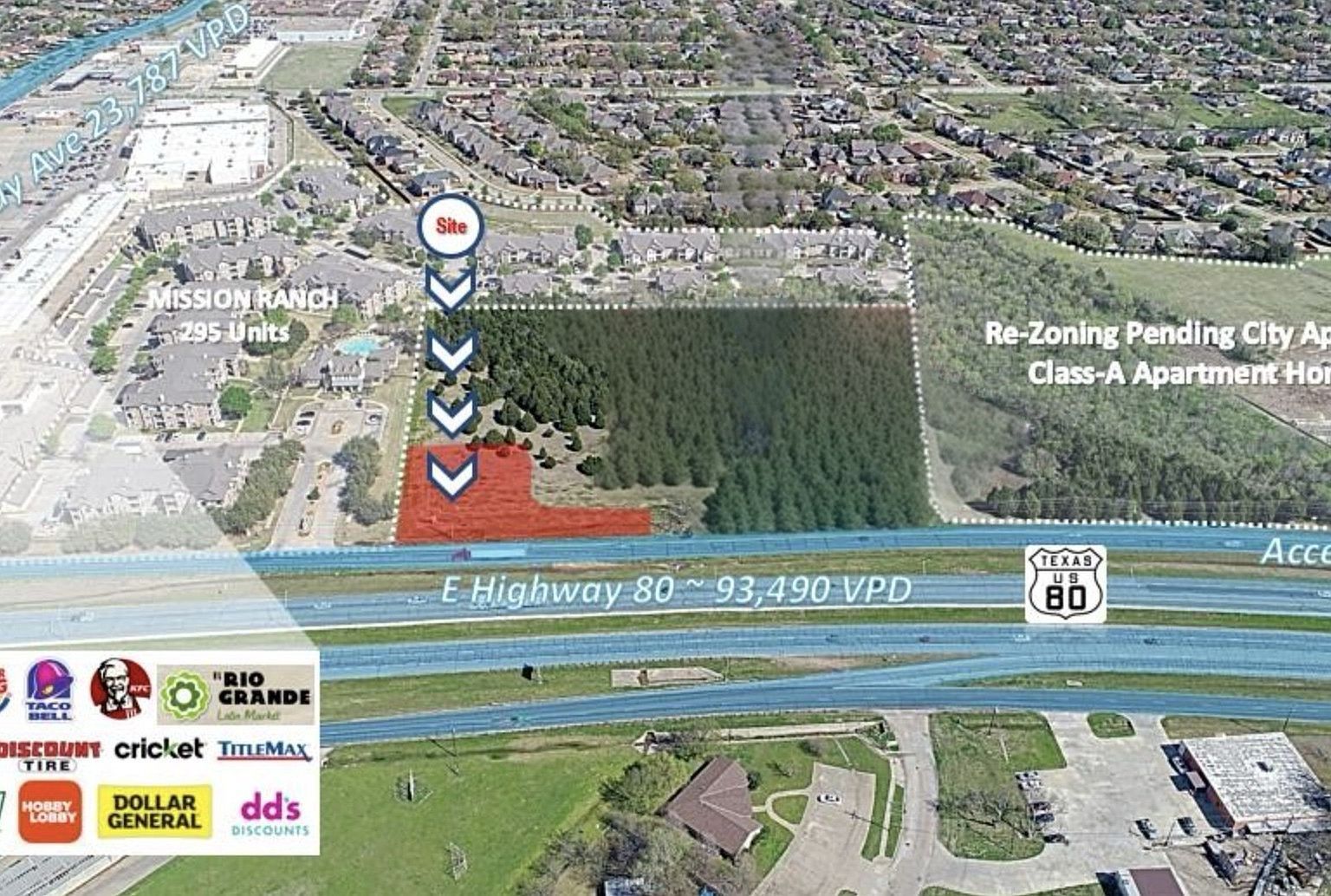 901 Us Highway 80 E Mesquite, TX 75150  | Land/Lot