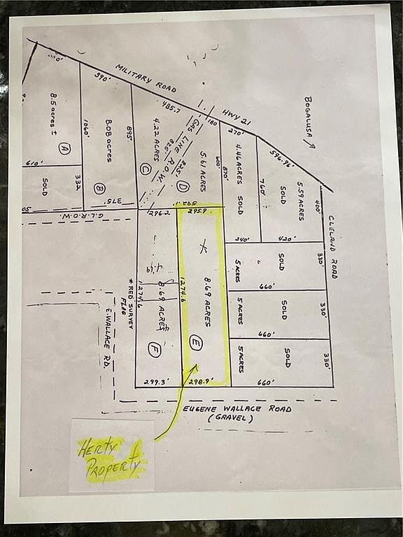 Eugene Wallace Rd Covington, LA 70435  | Land/Lot