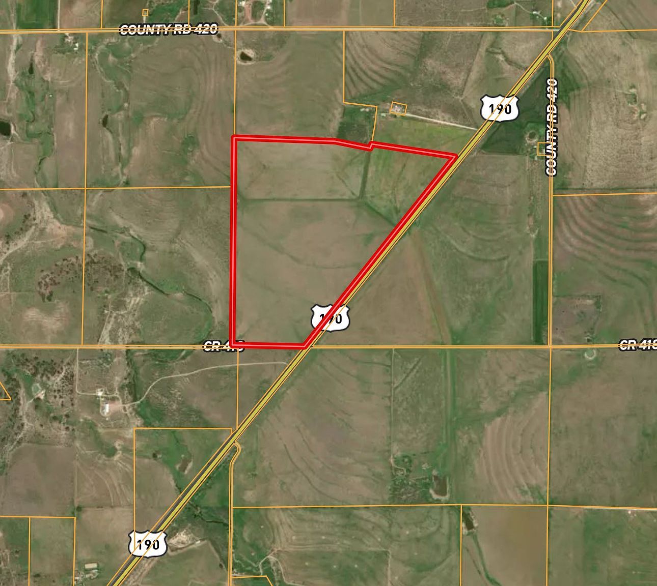 201ACRE S County Road 419 Rochelle, TX 76872  | Land/Lot