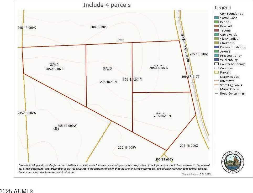 0 S Walnut Grove Rd #3A Kirkland, AZ 86332  | Land/Lot