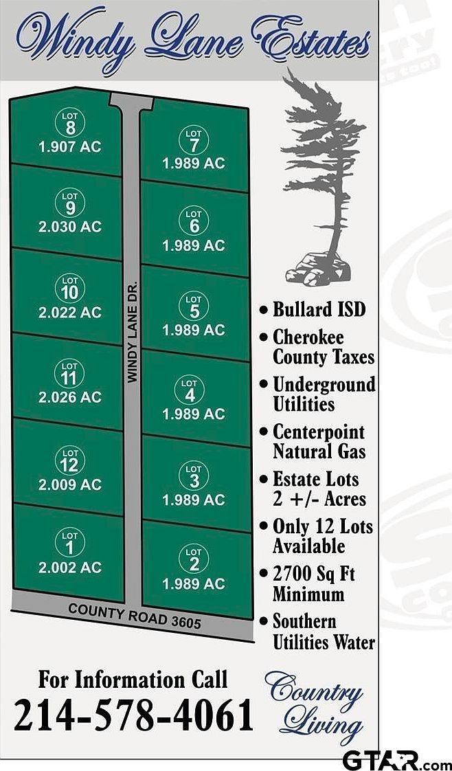 11 Windy Lane Dr Bullard, TX 75757  | Land/Lot