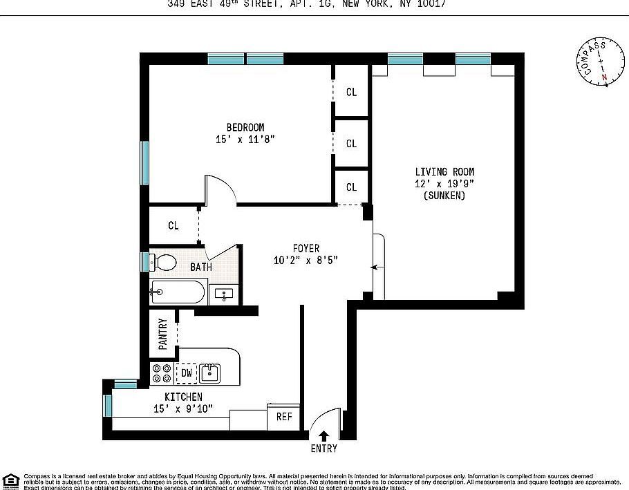 349 E 49th St APT 1G New York, NY 10017  | Condominium