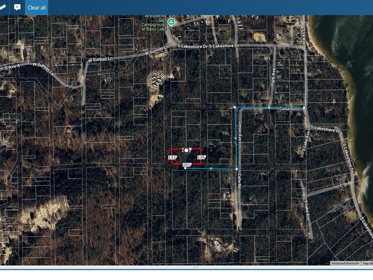 V/l A Lenox Ave Pentwater, MI 49449  | Land/Lot