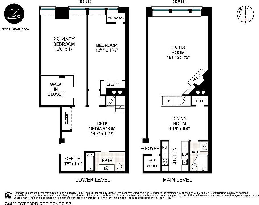 244 W 23rd St APT 5B New York, NY 10011  | Condominium