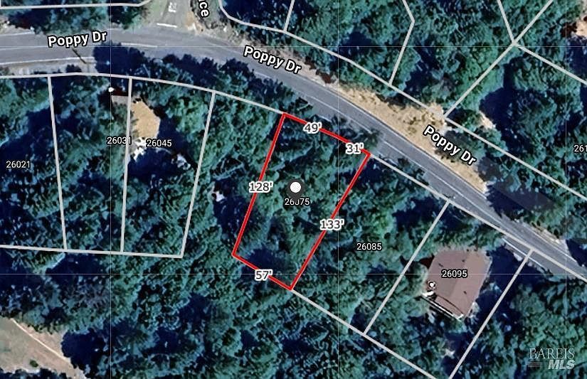 26075 Poppy Dr Willits, CA 95490  | Land/Lot