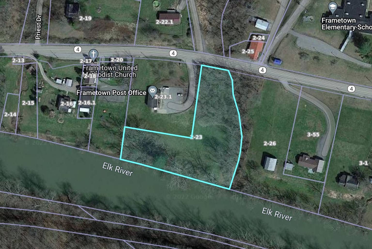 7445 Elk River Rd Frametown, WV 26623  | Land/Lot