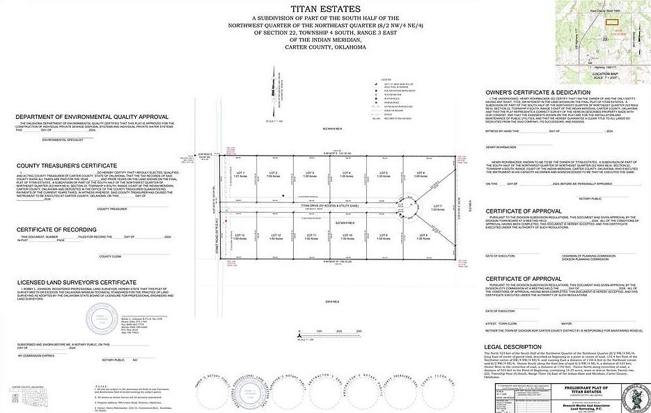 2 Titan Dr, Ardmore, OK, 73401 | Land/Lot