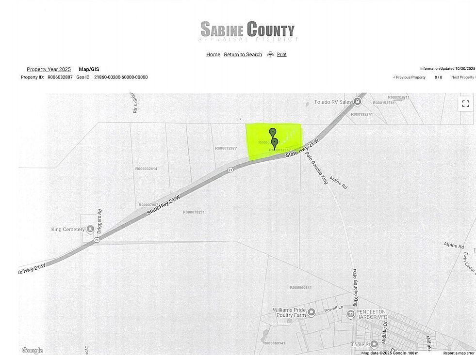 3895 State Highway 21 E Hemphill, TX 75948  | Land/Lot