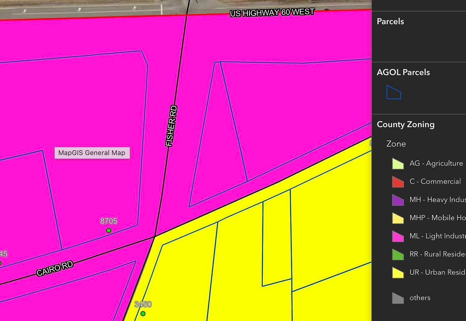 8635 Cairo Rd West Paducah, KY 42086  | Land/Lot