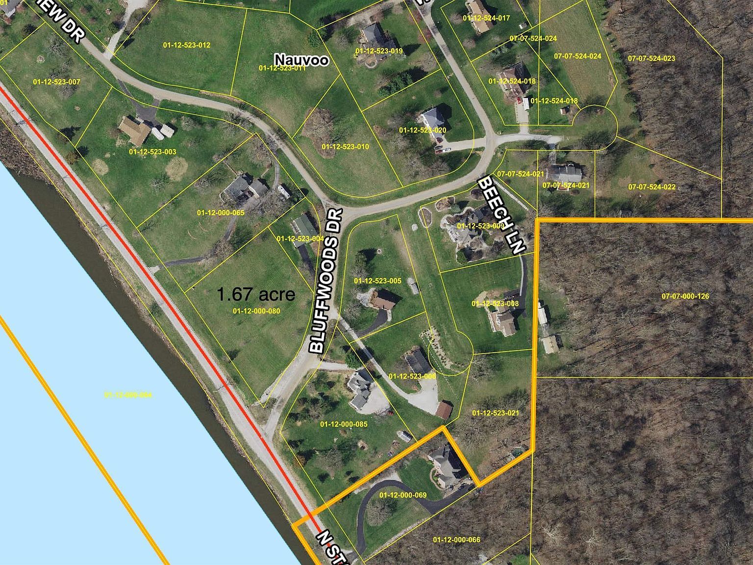 2 Bluffwoods Dr Nauvoo, IL 62354 | Land/Lot