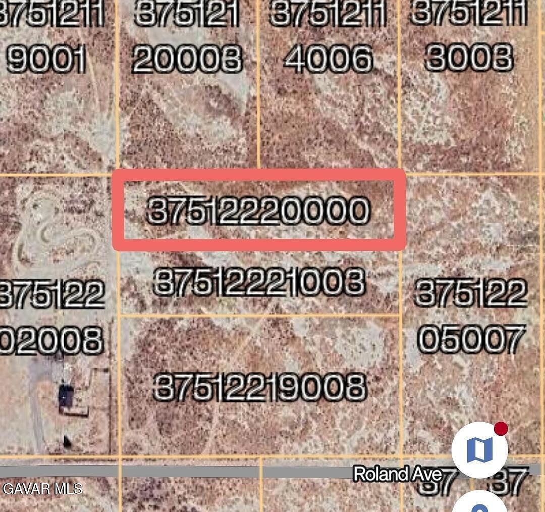 Vacant Land Apn 375 122 #20-00-0 Rosamond, CA 93560  | Land/Lot