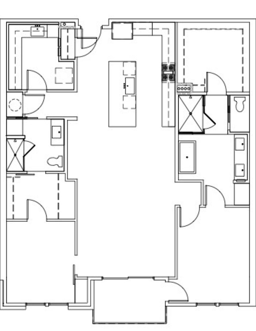 Unit 205 1550 Plan, The Hemingway Eagle, ID 83616  | Condominium