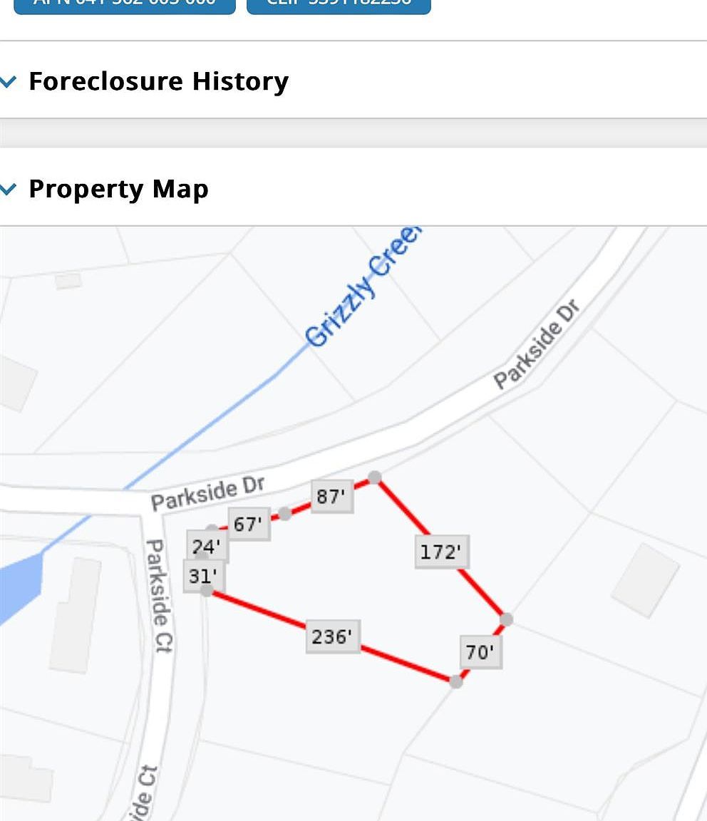 5106 Parkside Dr Grizzly Flats, CA 95636  | Land/Lot