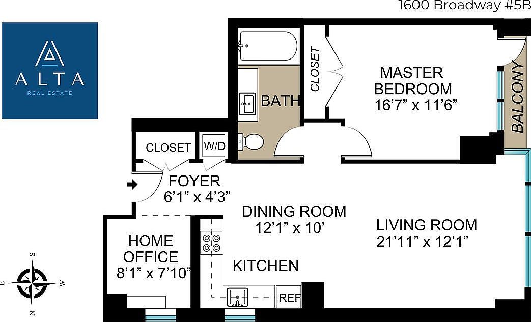 1600 Broadway APT 5B New York, NY 10019  | Condominium