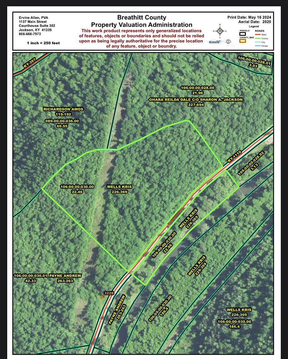 9999 Highway 1110 Jackson, KY 41339  | Land/Lot