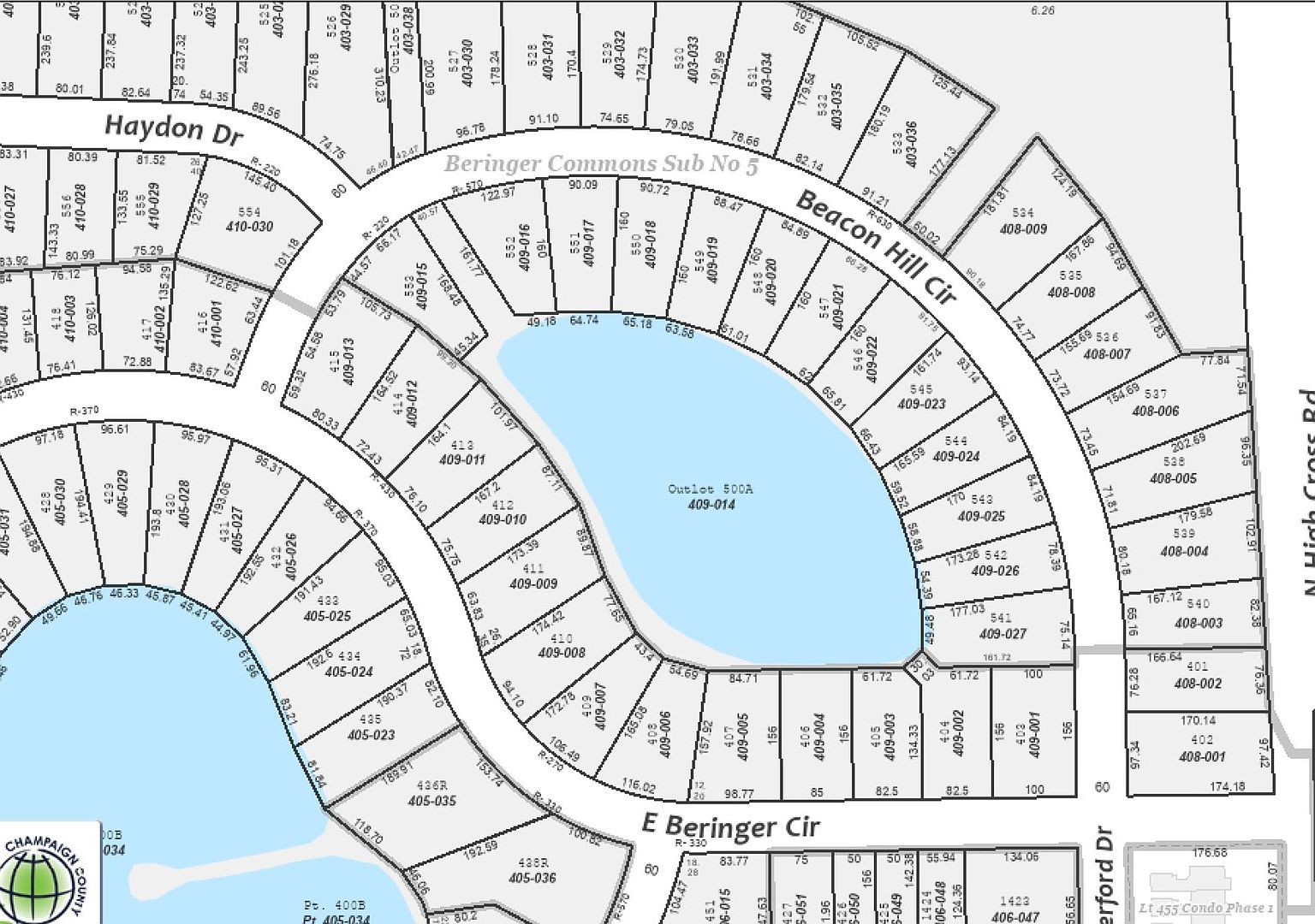 3024 Beringer Cir LOT 404 Urbana, IL 61802  | Land/Lot