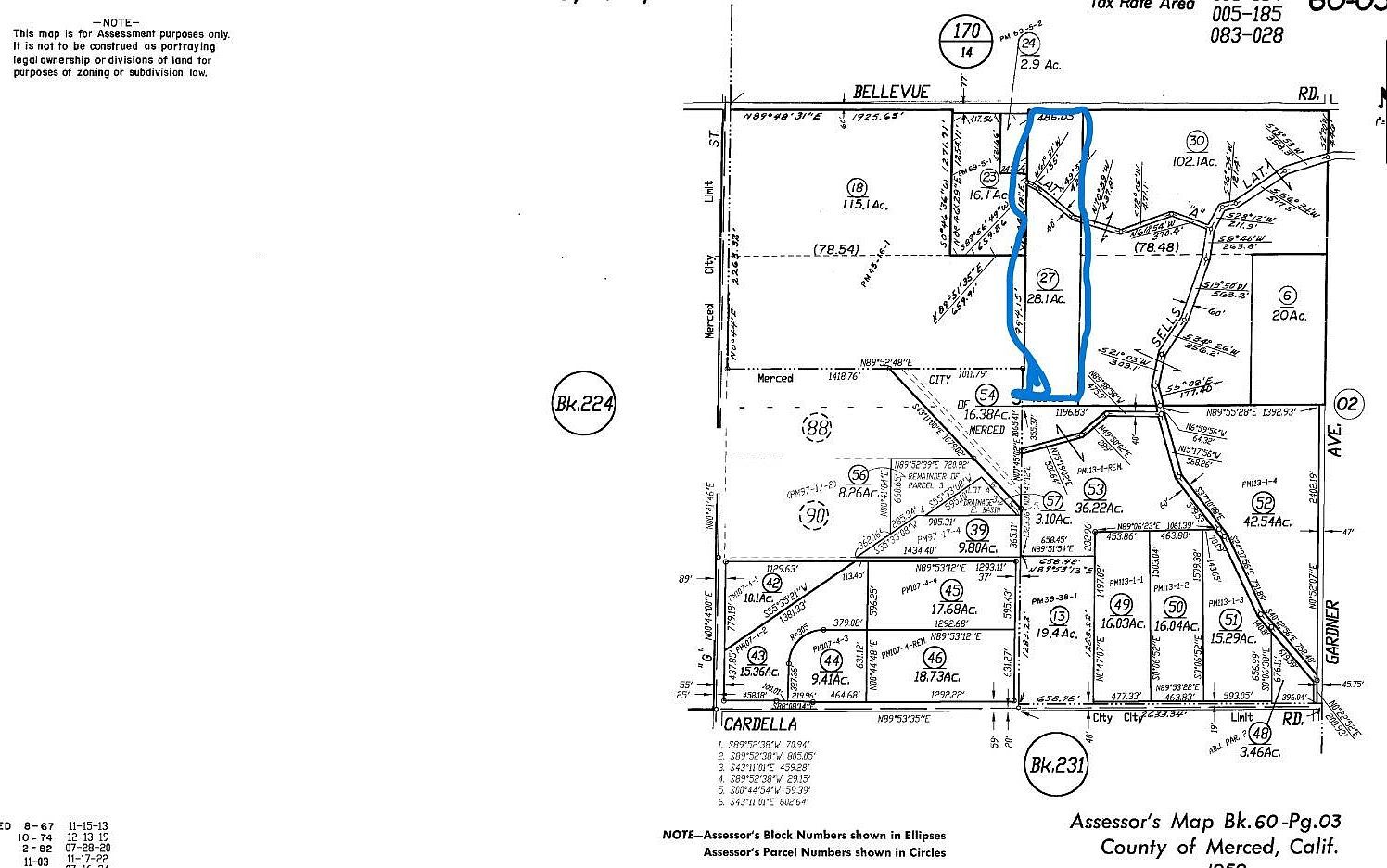 1 E Bellevue Rd Merced, CA 95348 | Land/Lot