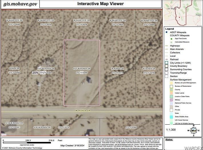 4127 W Ronda Dr Golden Valley, AZ 86413  | Land/Lot