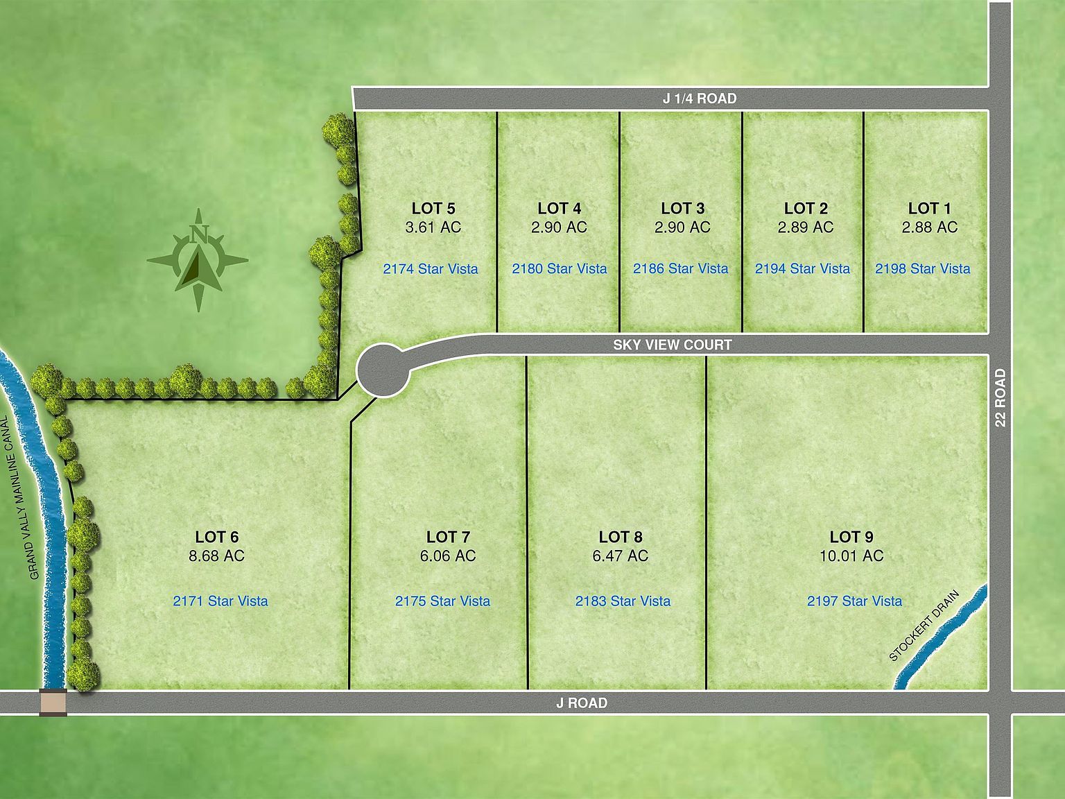 2194 Star Vista Ct Grand Junction, CO 81505  | Land/Lot