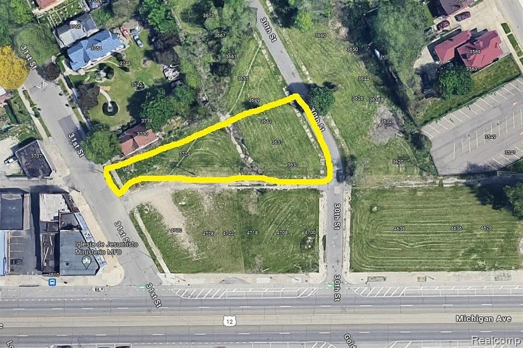 3643 30th St Detroit, MI 48210  | Land/Lot