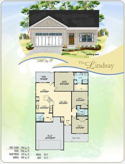 Lindsay Plan, Massey Farm Dudley, NC 28333