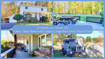 25 Dewitt Dr Sidney, NY 13838
