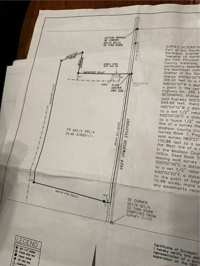 Highway 295 Hindsville, AR 72738