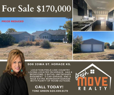 506 Iowa St, Horace, KS, USA