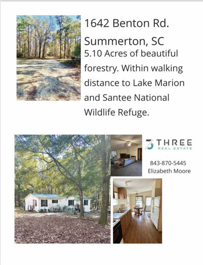 1642 Benton Rd, Summerton, SC, USA