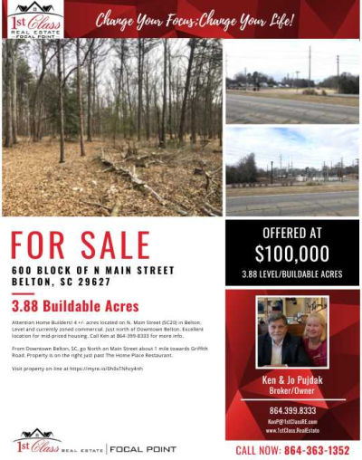 North Main Street, Belton, SC, USA