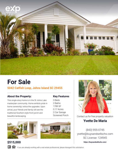 5042 Catfish Loop, Johns Island, SC, USA