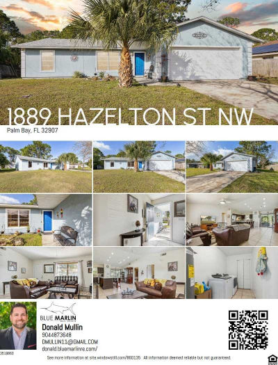 1889 Hazelton Street Northwest, Palm Bay, FL, USA
