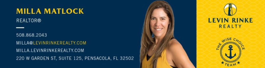 Milla Matlock Top real estate agent in Pensacola 