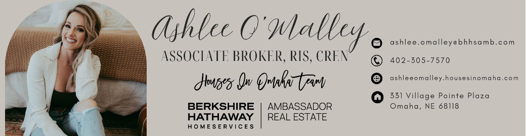 Ashlee O'Malley Top real estate agent in Omaha