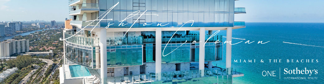 Ashton Coleman Top real estate agent in Miami Beach
